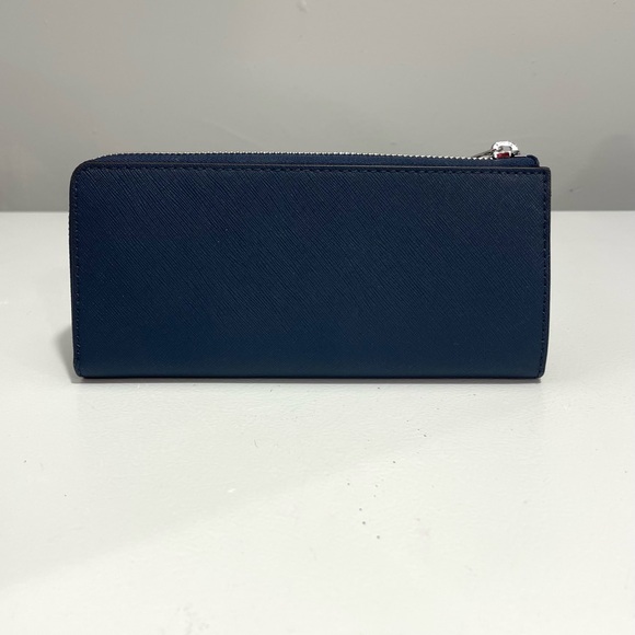 Michael Kors Dark Blue Zip Wallet - Picture 4 of 6